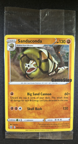 Sandaconda Holo GameStop Stamped Promo 082/163 New Sealed Pokemon Card - Mint/NM - Image 1