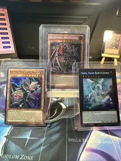 Regenesis Archfiend Secret Rare ALIN-EN016 047, 025 Alliance Insight. 3 Card LOT - Image 1