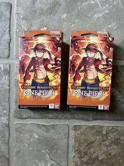 TWO One Piece Card Game Treasure Boosters English Random OP01-05 FACTORY SEALED! - Image 1