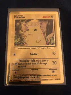 Pokemon Pikachu - (Celebrations Metal Card) 058/102. 25th Anniversary. See Desc. - Image 1