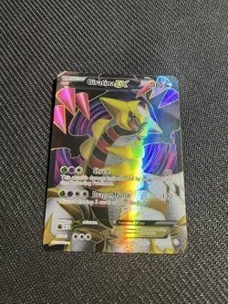 Pokemon Giratina-EX TCG Full Art Holo Card Dragons Exalted 124/124 - Image 1