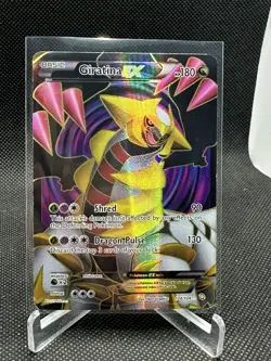 Pokemon Giratina-EX TCG Full Art Holo Card Dragons Exalted 124/124 - Image 1