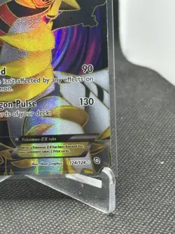 Pokemon Giratina-EX TCG Full Art Holo Card Dragons Exalted 124/124 - Image 4