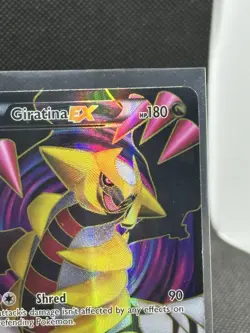 Pokemon Giratina-EX TCG Full Art Holo Card Dragons Exalted 124/124 - Image 5