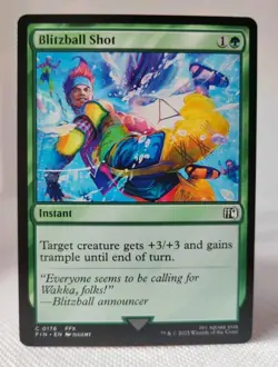 Magic MTG - Blitzball Shot - Final Fantasy - NMINT #0176 - Image 1