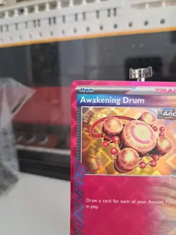 Pokemon 141/162 Awakening Drum Ace Spec Temporal Forces Holo Trainer Card - Image 2