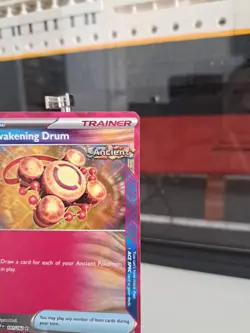 Pokemon 141/162 Awakening Drum Ace Spec Temporal Forces Holo Trainer Card - Image 3