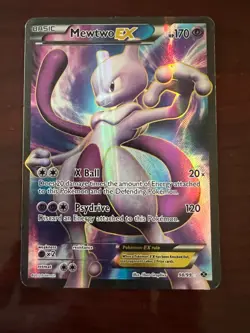 Mewtwo EX 98/99 Black & White Next Destinies Full Art Ultra Rare Pokemon Card LP - Image 1