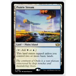 MTG Prairie Stream Commander Tarkir Dragonstorm Rare NM - Image 1
