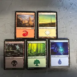 Magic the Gathering - 100 basic land bulk lot from mixed sets - 20 of each type - Image 1