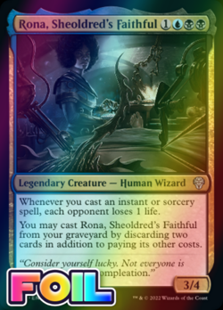 x1 Rona, Sheoldred's Faithful DMU MTG 216/281 FOIL UNCOMMON M/NM 1x - Image 1