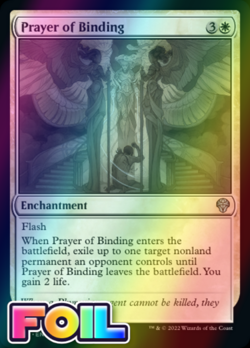 x1 Prayer of Binding DMU MTG 28/281 FOIL UNCOMMON M/NM 1x - Image 1