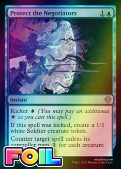 x1 Protect the Negotiators DMU MTG 62/281 FOIL UNCOMMON M/NM 1x - Image 1