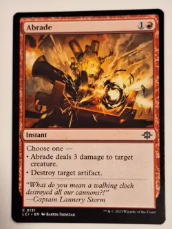 Abrade - Lost Caverns of Ixalan - Magic the Gathering MTG Nice! - Image 1