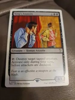 King's Assassin (White Border) Mystery Booster 2 Regular - Image 1