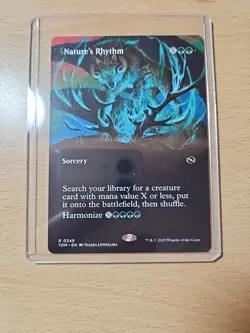 Nature's Rhythm Borderless Rare, Tarkir Dragonstorm #349, MTG Magic - Image 2