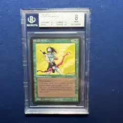 MTG Beta Elvish Archers BGS 8 NM-MT (with 9.5 centering) 1993 - Image 1