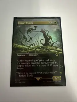 Compy Swarm (Borderless) Universes Beyond: Jurassic World Collection Foil - Image 1