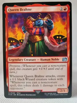 Magic MTG - Queen Brahne - Final Fantasy - NMINT #0149 - Image 1