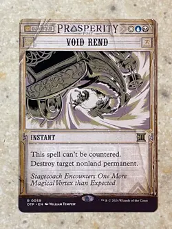 MTG NM Void Rend Breaking News [Outlaws of Thunder Junction] - Image 1