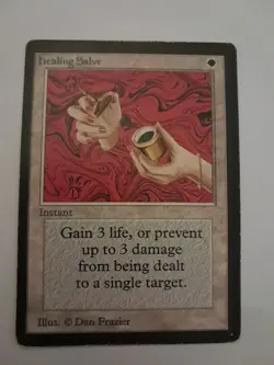 Healing Salve MP/HP Beta MTG Magic the Gathering - Image 1