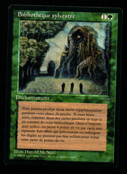 FR/VF Biblioth�que sylvestre Renaissance - Sylvan Library NM MTG Magic - Image 1