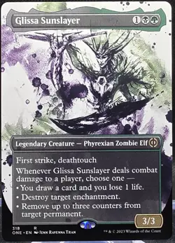 Glissa Sunslayer #318 Phyrexia: All Will be One Regular Rare Showcase - Image 1