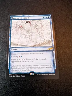 Fractured Sanity (Showcase) #336 (NM) Modern Horizons 2 MH2 Magic MTG - Image 1