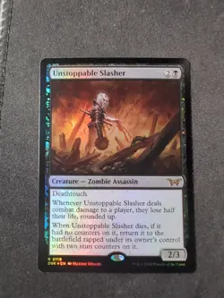 MTG - Unstoppable Slasher - Foil - Free P+P - Image 1