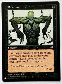 MTG Tempest (TMP 151) Reanimate - NM Pack Fresh - Common - The List - Image 1