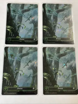 Forest (0371) (Borderless) (Galaxy Foil) - Edge Of Eternities (EOE) - NM - Image 1