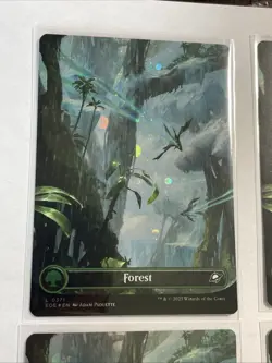 Forest (0371) (Borderless) (Galaxy Foil) - Edge Of Eternities (EOE) - NM - Image 2