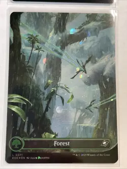 Forest (0371) (Borderless) (Galaxy Foil) - Edge Of Eternities (EOE) - NM - Image 5
