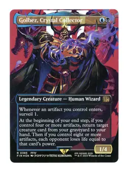 MTG Final Fantasy Borderless Foil Golbez, Crystal Collector #395 - Image 1