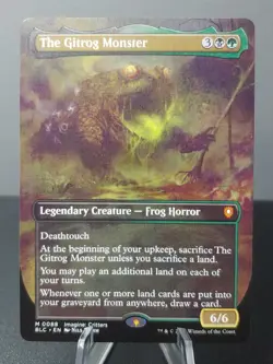 0088 The Gitrog Monster Borderless Magic The Gathering Bloomburrow - Image 1