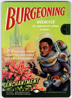 Burgeoning (Showcase) (FOIL) - Edge Of Eternities - Special Guests MTG Magic - Image 1