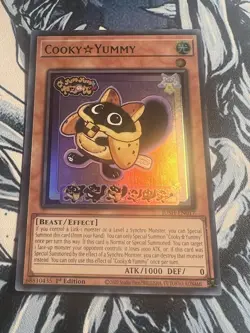 Yu-Gi-Oh! CookyYummy JUSH-EN017 Justice Hunters 1st Edition - Image 1