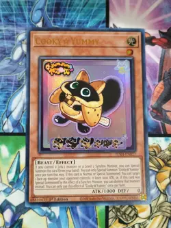 Yu-Gi-Oh! CookyYummy JUSH-EN017 Justice Hunters 1st Edition - Image 1