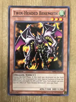 Twin-Headed Behemoth - BP01-EN179 - Common - 1st Edition x1 - Lightly Played - Image 1