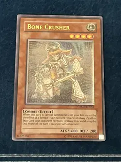 Bone Crusher Grey Misprint Yugioh Ultimate Rare NM CRMS - Image 5