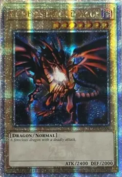 Lightly Played Red-Eyes B. Dragon - LC01-EN006 - Quarter Century Secret Rare - L - Image 1