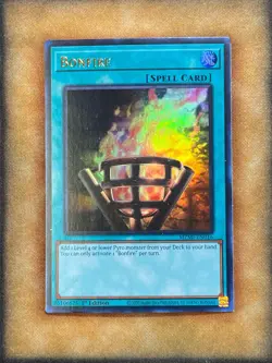 Yugioh Bonfire MZMI-EN016 Ultra Rare 1st Ed NM - Image 1
