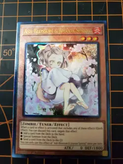 Ash Blossom & Joyus Spring RA04-EN025 Collector's Rare YuGiOh! NM With Top Lpade - Image 2