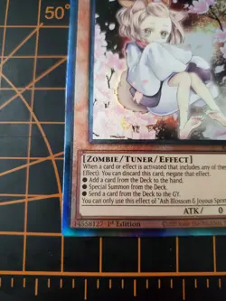 Ash Blossom & Joyus Spring RA04-EN025 Collector's Rare YuGiOh! NM With Top Lpade - Image 5