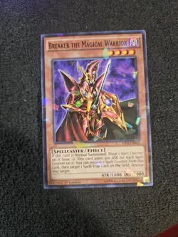 Breaker the Magical Warrior - BP03-EN005 - 1st Edition - Shatterfoil Rare - Image 1