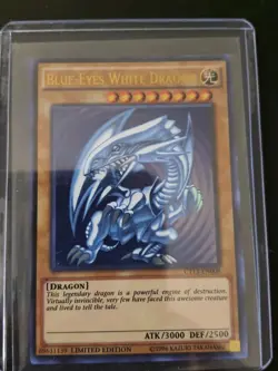 Blue-Eyes White Dragon & Dark Magician CT13 2016 Yugioh Limited Edition Ultra NM - Image 4