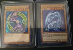 Blue-Eyes White Dragon & Dark Magician CT13 2016 Yugioh Limited Edition Ultra NM - Image 1