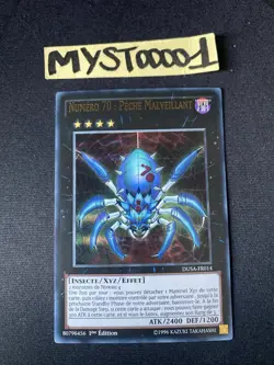 Carte Yu-gi-oh! Numero 70 Peche Malveillant DUSA-FR014 Ultra Rare Francais - Image 1