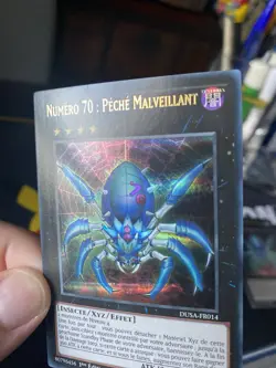 Carte Yu-gi-oh! Numero 70 Peche Malveillant DUSA-FR014 Ultra Rare Francais - Image 4
