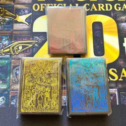 Yugioh Yu-Gi-Oh Card Sleeves PRISMATIC GOD Box Obelisk Slifer Ra set of 3 NEW - Image 1